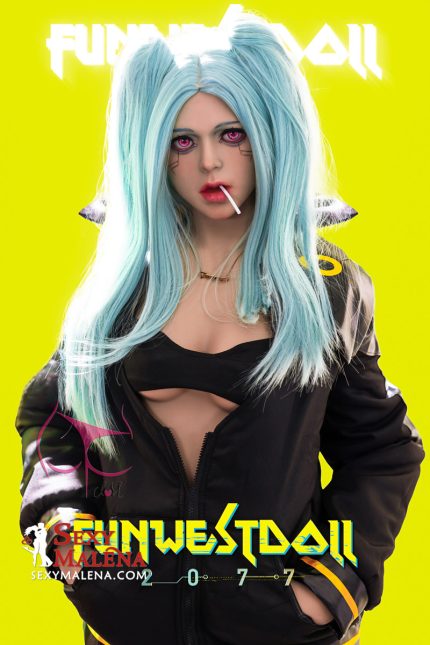 Rebecca: 157cm/5ft2 C-cup Premium TPE Sex Doll Cyberpunk 2077 Cosplay