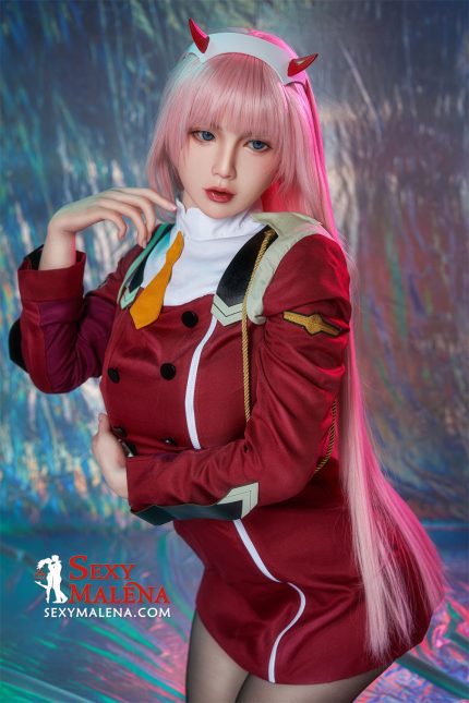 Zero Two: X165cm/5ft5 F-cup Silicone Sex Doll Cosplay Darling In The Franxx DarliFra