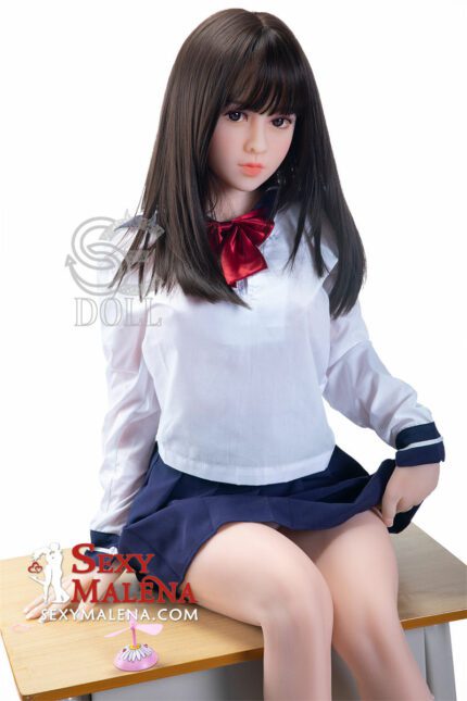 Aki: 151cm/4ft11 E-cup TPE Sex Doll Head #010 Student