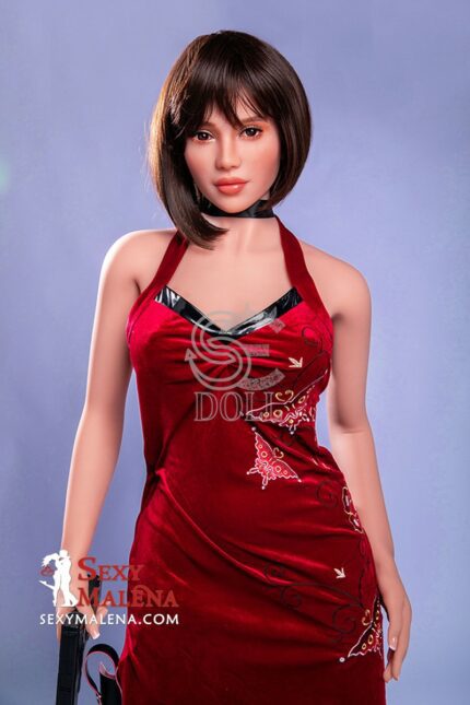 Nidalee: 163cm/5ft3 E-cup premium TPE Sex Doll Head #99 Ada Wong Cosplay