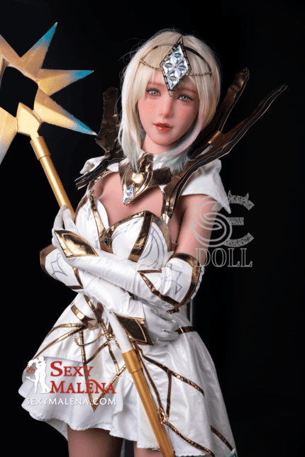 Angie: 161cm/5ft3 F-cup premium TPE Sex Doll Head#080