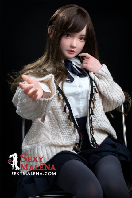 Aika: 148cm/4ft10 D-cup Silicone & TPE Sex Doll J009 Cute Girl