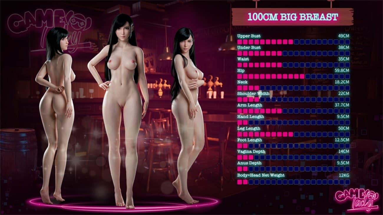 game lady doll 100cm body-1