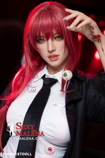 Chole: Makima Cosplay Chainsaw Man 162cm/5ft3 F-cup Premium Tpe Sex Doll