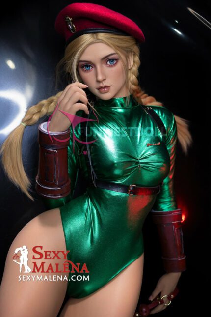 Lily: Cammy Cosplay Street Fighter 157cm/5ft2 C-cup Premium Tpe Sex Doll