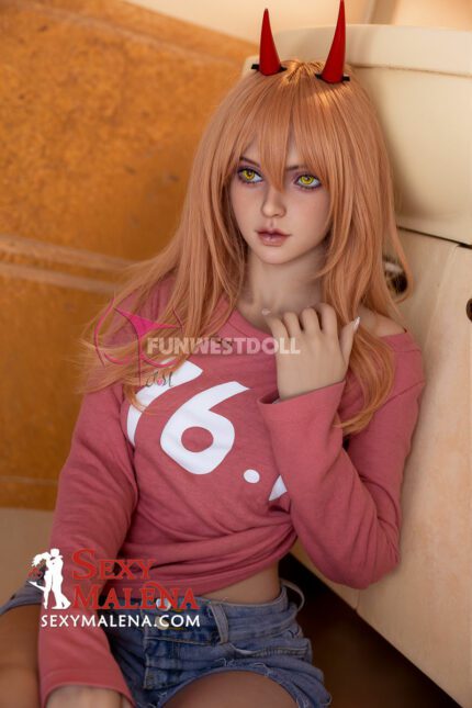 Lily: 159cm/5ft2 A-cup Premium TPE Sex Doll Chainsaw Man Cosplay