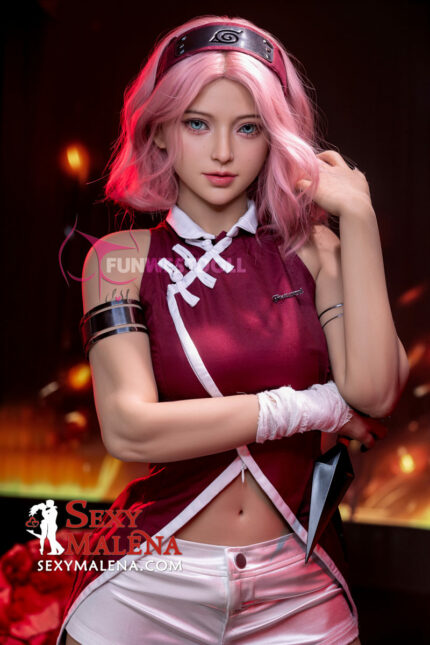 Alice: 159cm/5ft2 A-cup Premium TPE Sex Doll Haruno Sakura Cosplay