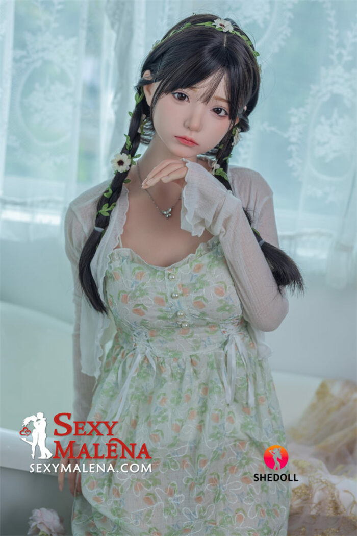 Lime: 158cm/5ft2 C-cup Silicone & TPE Sex Doll Innocent Girl