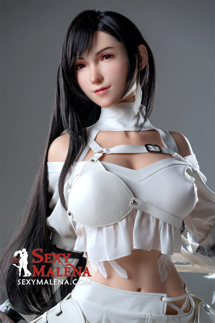 Smiling Tifa Sex Doll, 171cm G-cup Silicone Game Lady Doll Smiling Tifa Sex Doll, 171cm G-cup Silicone Game Lady Doll