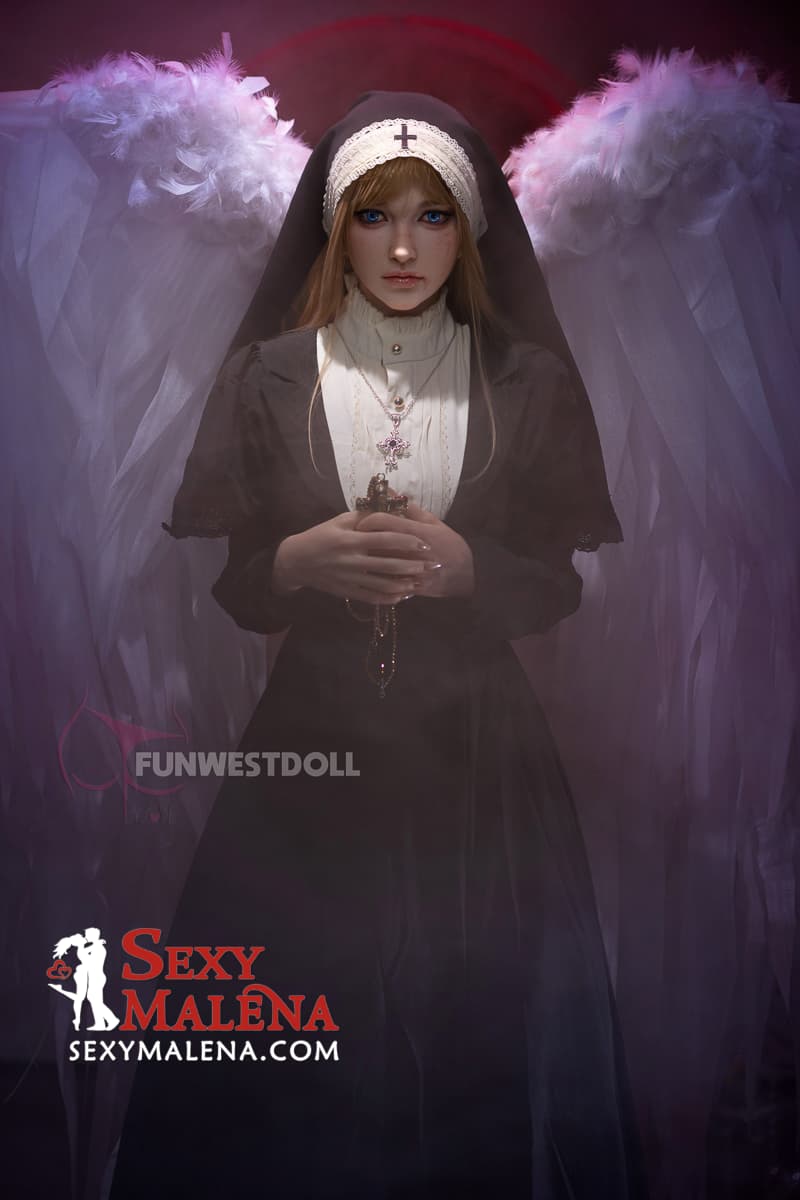 nun sex doll Nun's Outfit Set Sex Doll Clothes Cosplay Dress (For #2,3,5,9 Body) –  MRLSEXDOLL main image 0